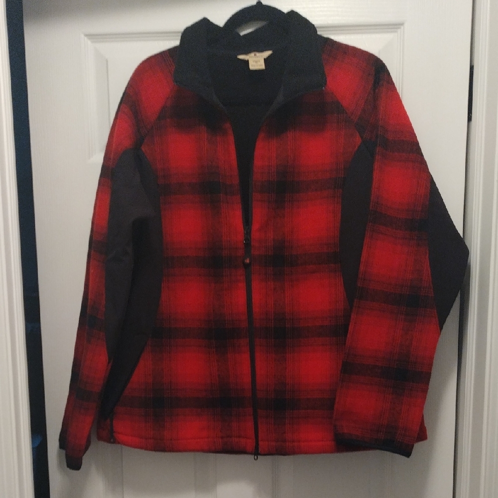 Woolrich Women's Buffalo Plaid Wool Blend Jacket